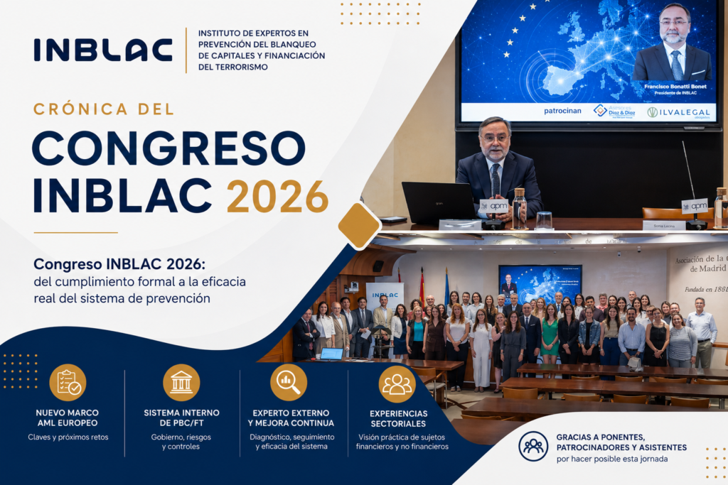 Congreso INBLAC 2026: del cumplimiento formal a la eficacia real del sistema de prevención